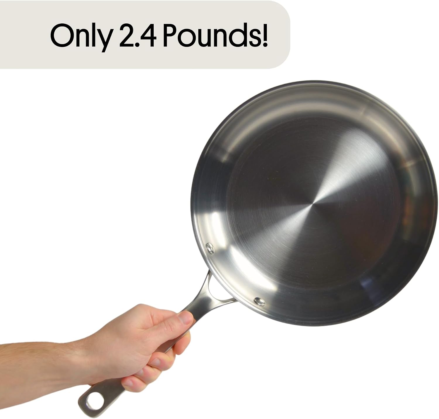 STRATA Carbon Steel Clad 10.5" Frying Pan Skillet