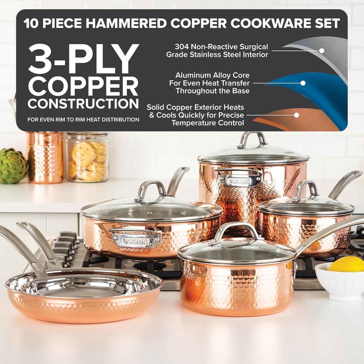 Viking 3-Ply Pots and Pans Set